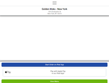 Tablet Screenshot of goldenwoksny.com